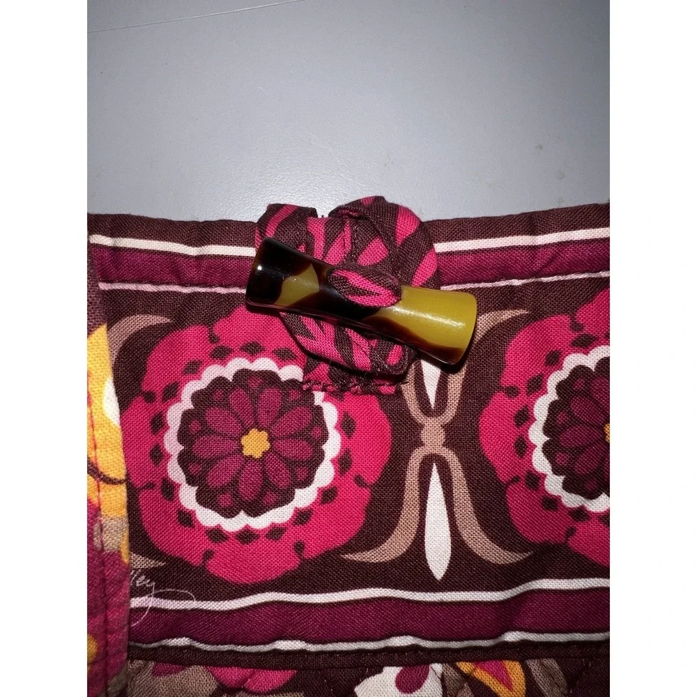 Vera Bradley‎ Tote Toggle Quilted Shoulder Bag Purse Carnaby Floral W13.5xL12.5